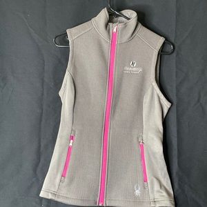 Spyder warm zip up vest